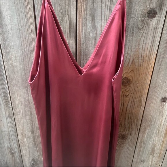Vici X Hayley Mauve Pink Slip Dress - Picture 8 of 9